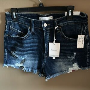 Kancan High Rise Shorts Red, White & Blue